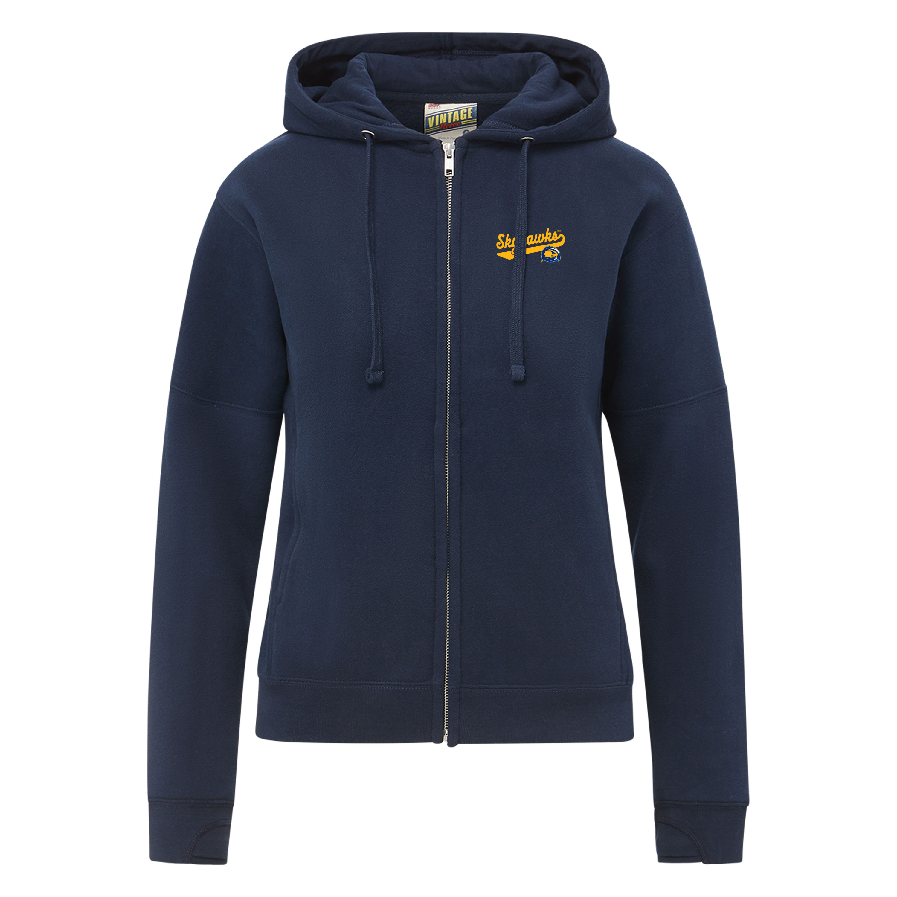 Skyhawks Ladies Full Zip Hooded Sweatshirt
