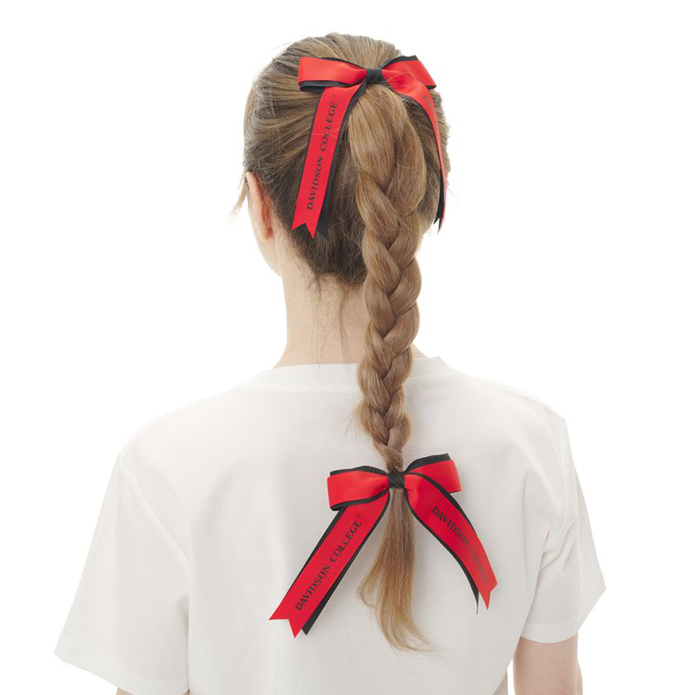Davidson College Ribbon Hair Tie 2 Pack