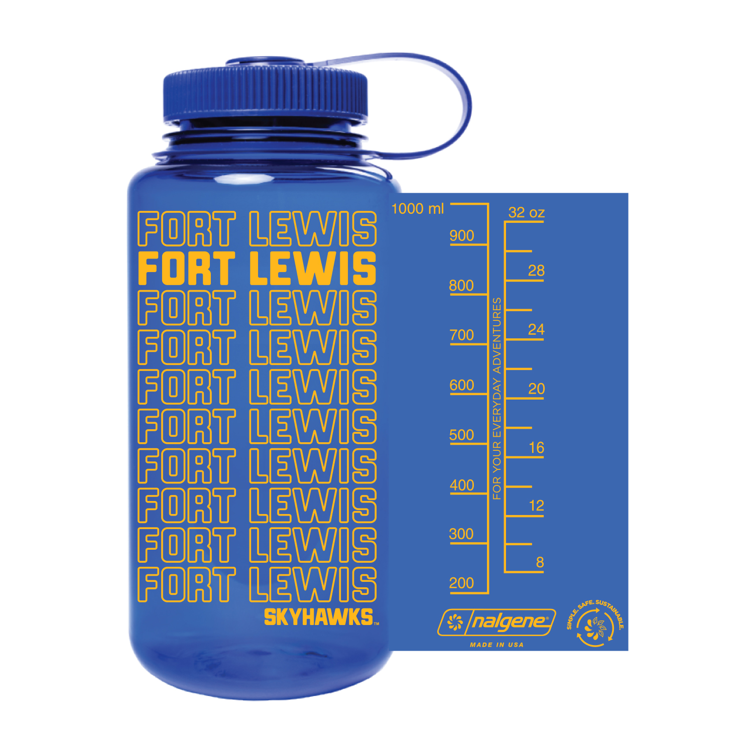 Fort Lewis Skyhawks Nalgene® 32 oz Wide Mouth Bottle