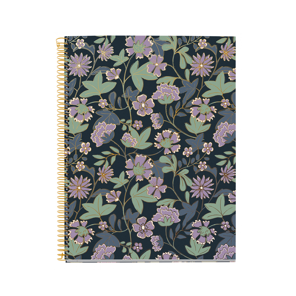 4 Subject Fashion Cardboard 8" x 5" Notebook - Dusk