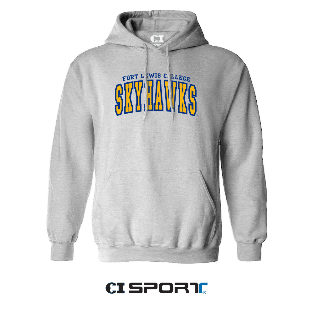 Fort Lewis College Skyhawks Embroidered Hooded Sweatshirt