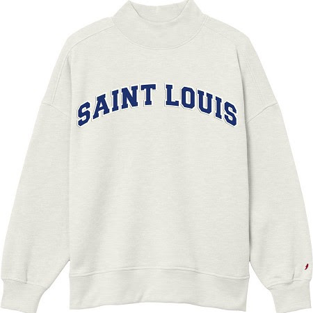 League Diana Saint Louis Mock Neck Sweatshirt