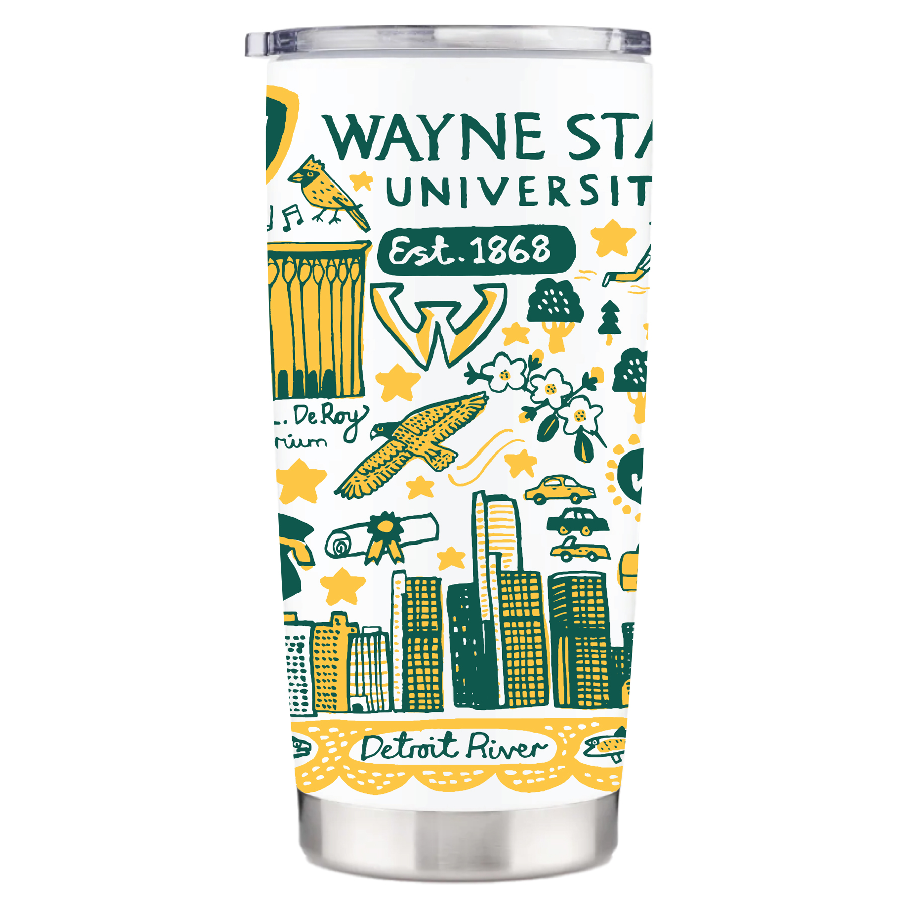 WSU Julia Gash Walter Tumbler 20oz