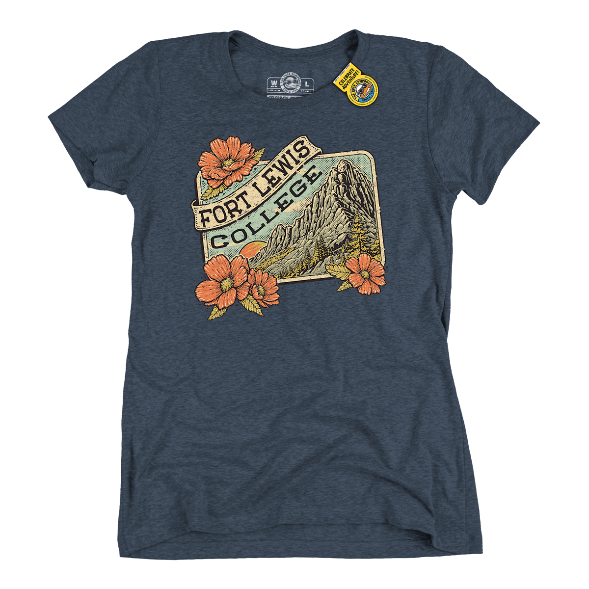 Fort Lewis College Ladies Tri-Blend T-Shirt
