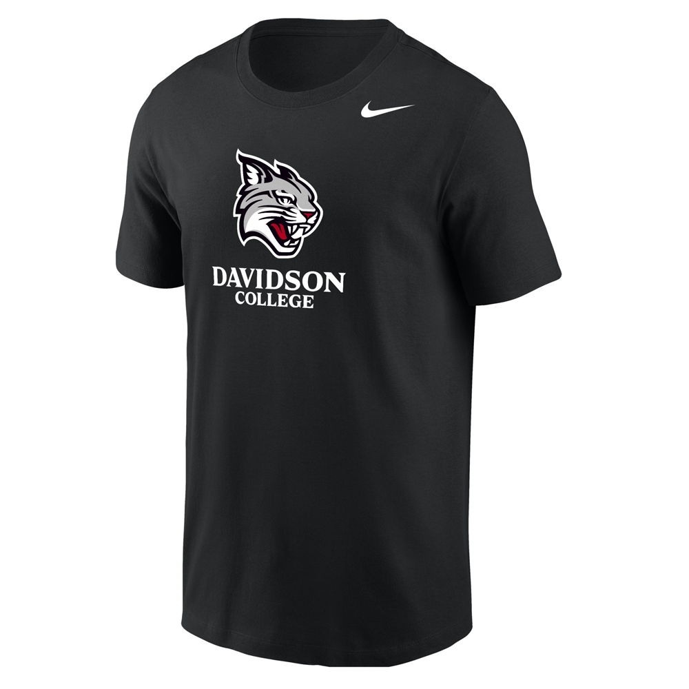 Nike Davidson College Wildcat Black Tee