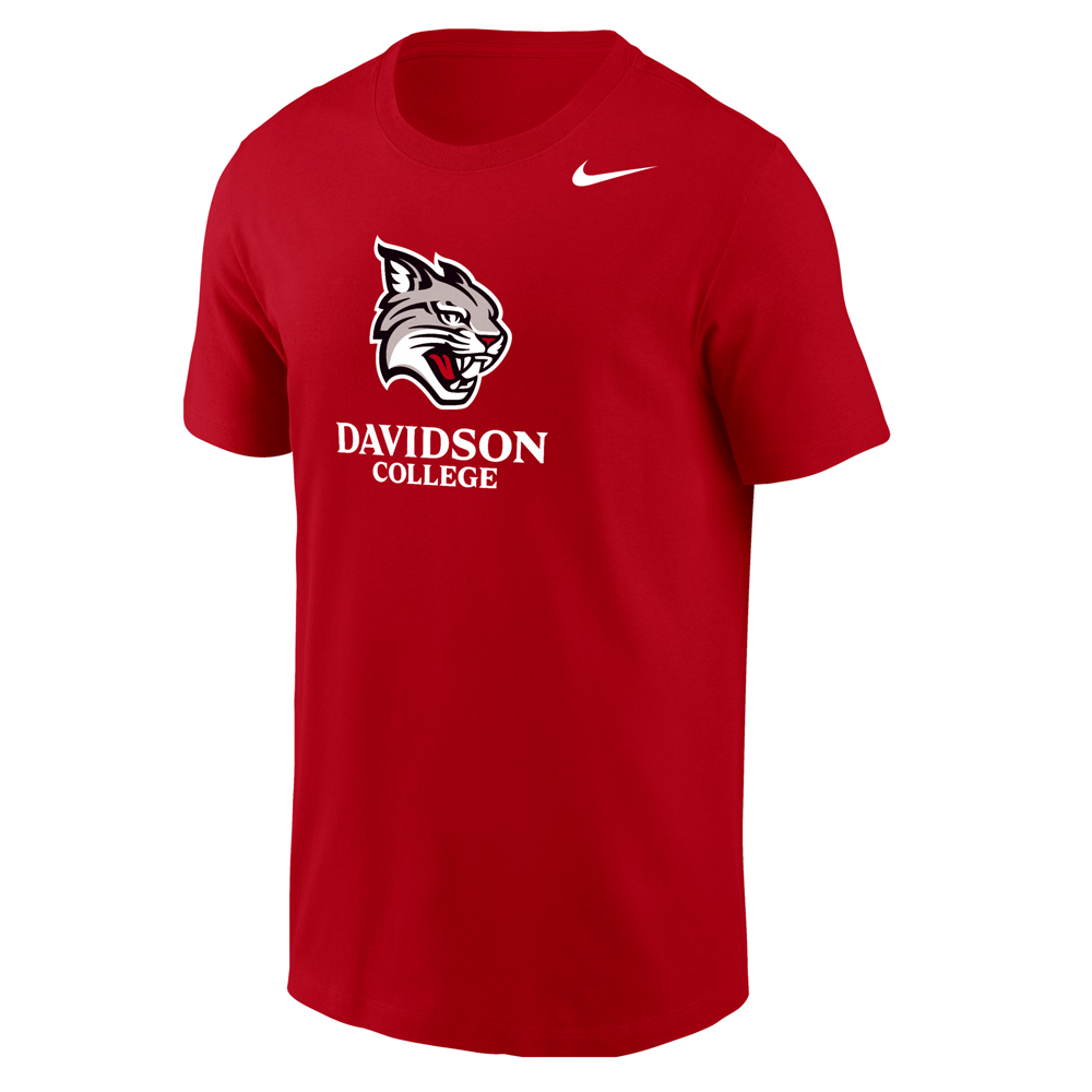 Nike Davidson College Wildcat Red Tee