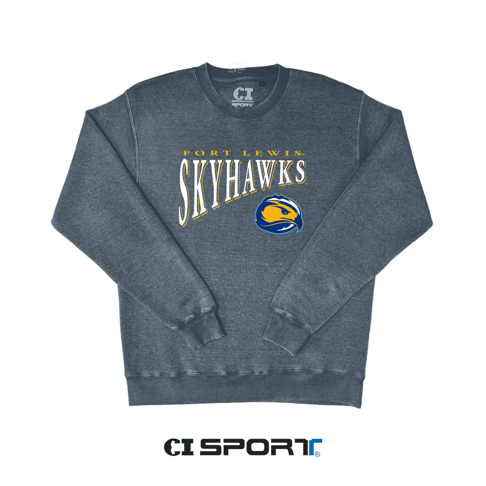 Fort Lewis Skyhawks Vintage Crew Sweatshirt