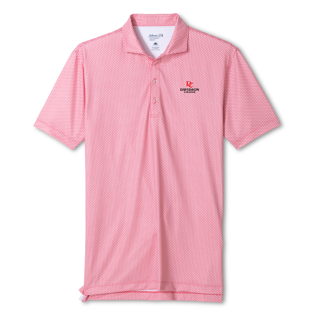 Johnnie - O Red Hex Performance Polo