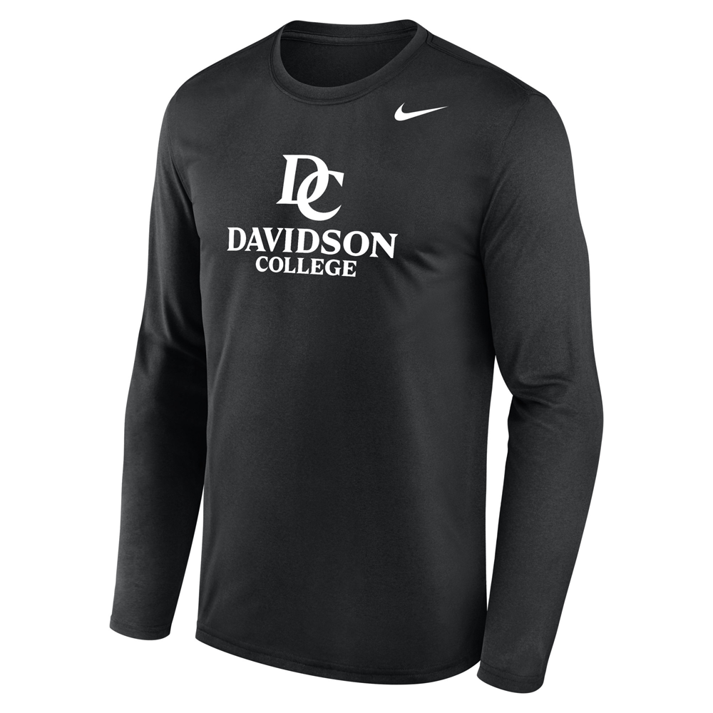 Nike Davidson College Black Legend Long Sleeve Tee