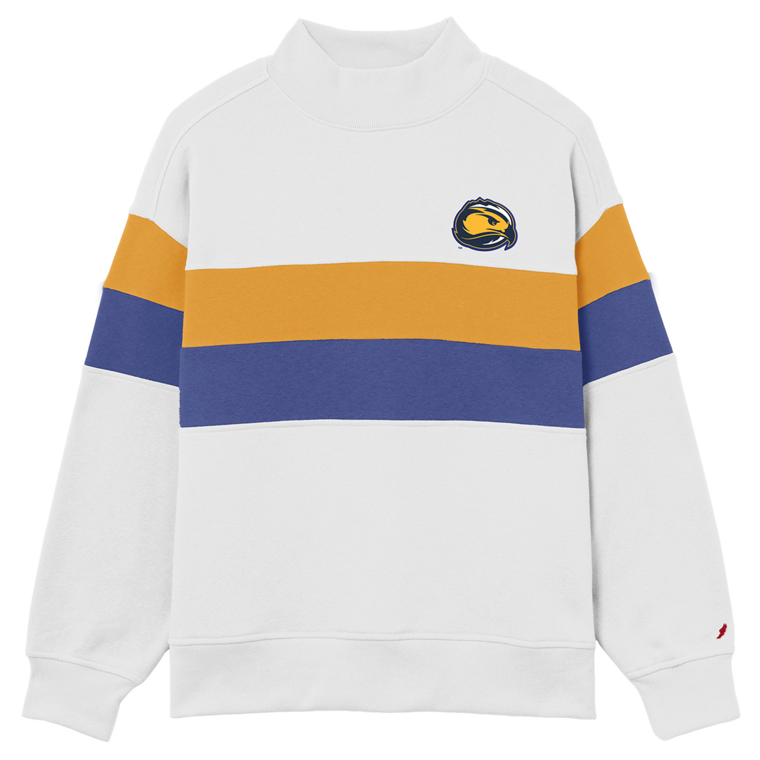 Skyhawks Ladies Mock Neck Crew Sweatshirt