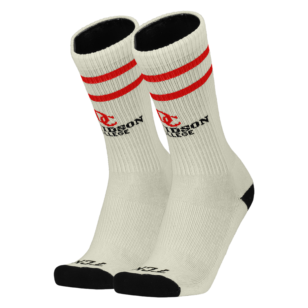 Davidson College Vintage Stripe Crew Sock