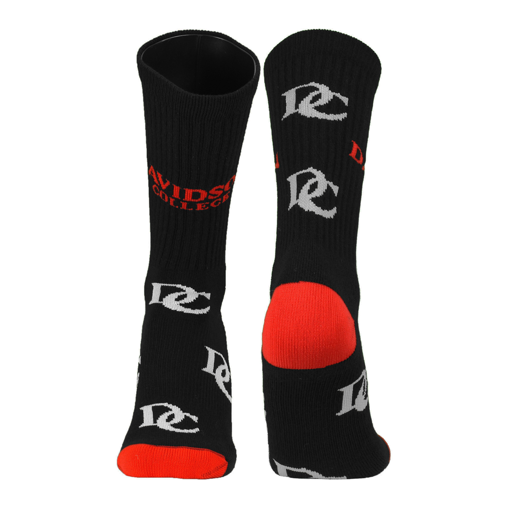 Davidson College Super Mascot Crew Sock
