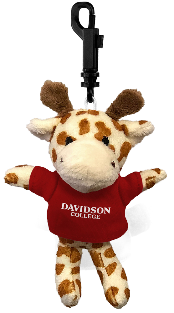 Davidson College Giraffe Keychain