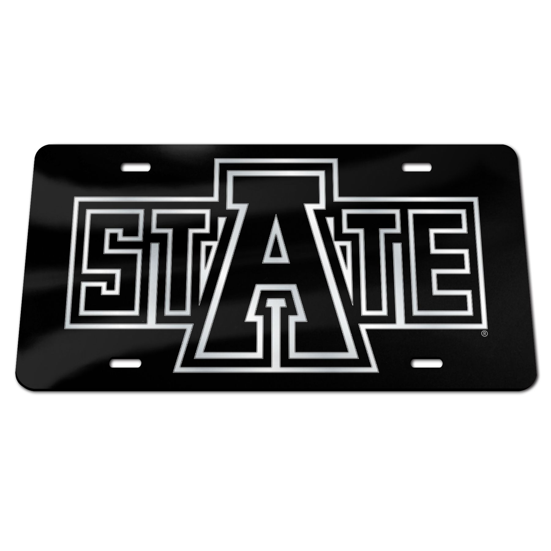 Arkansas State Mirrored Plate