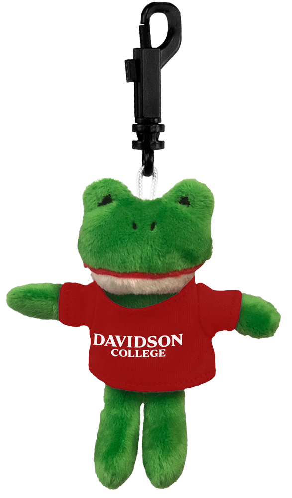 Davidson College Frog Keychain