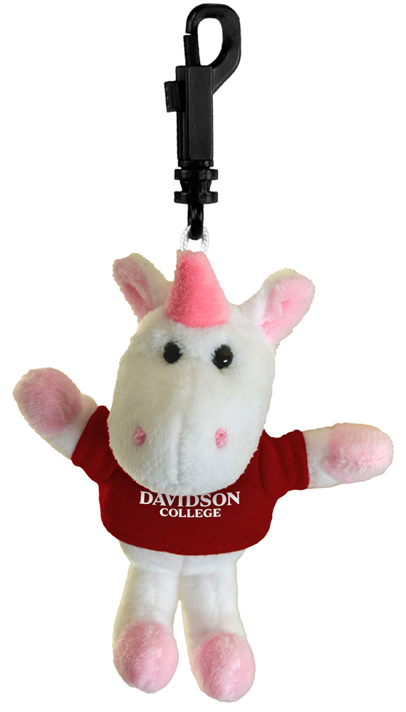 Davidson College Unicorn Keychain