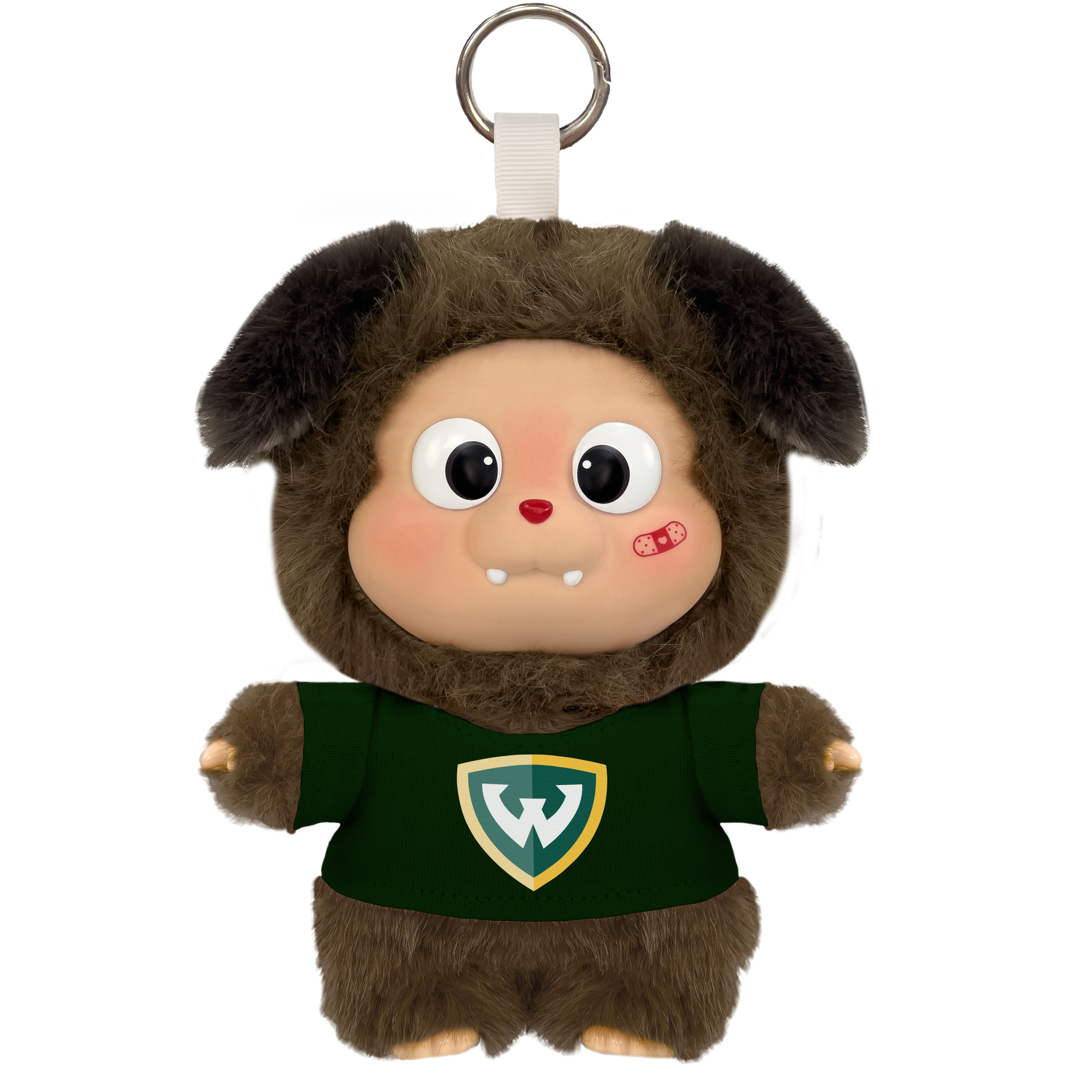WSU The Mischiefs: Dog 5" Keychain