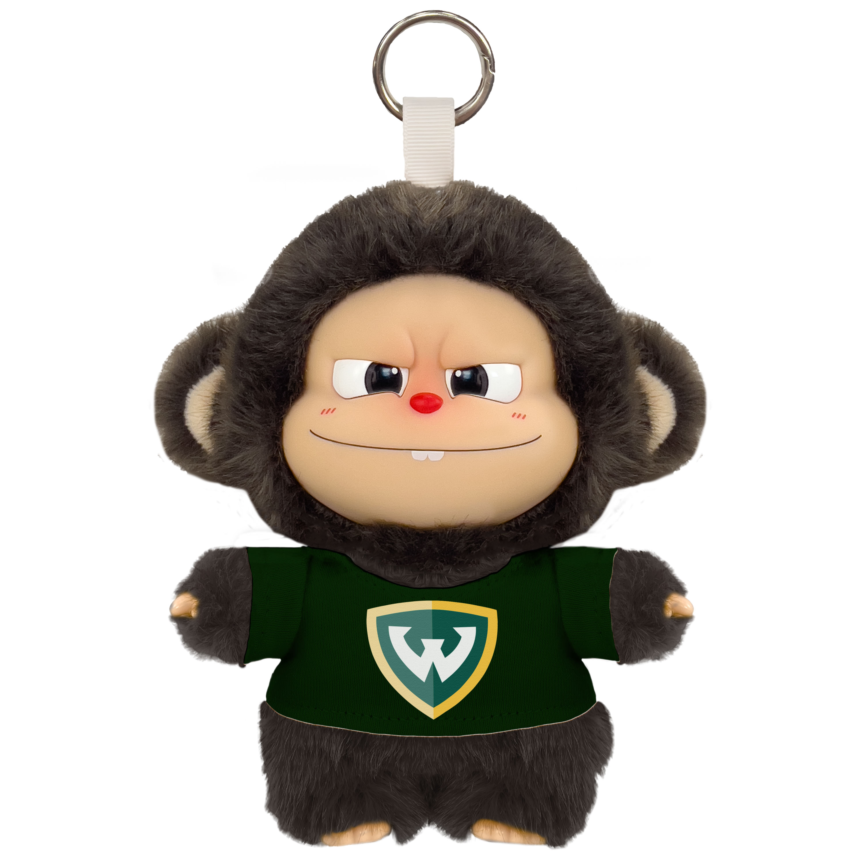 WSU The Mischiefs: Monkey 5" Keychain