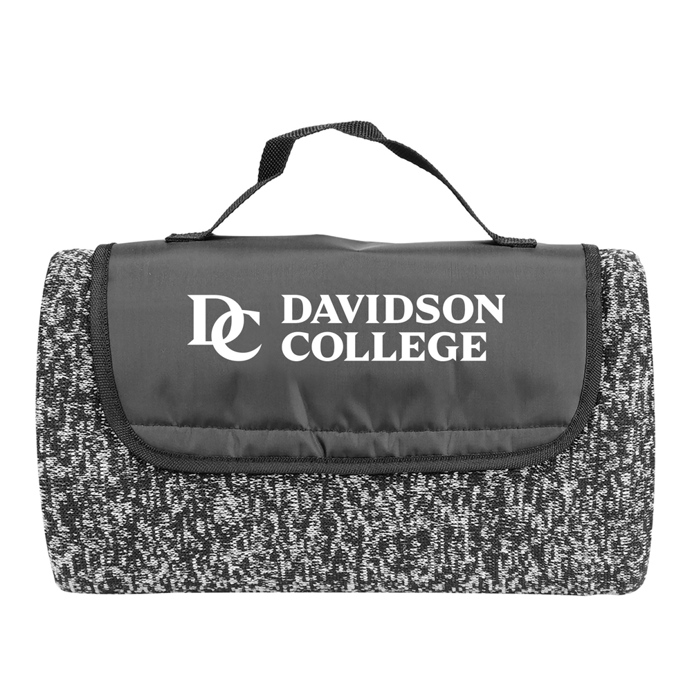DC Black Heathered Fold Up Blanket