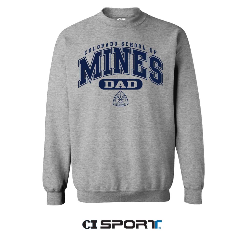 Colorado School of Mines Dad Crew Sweatshirt