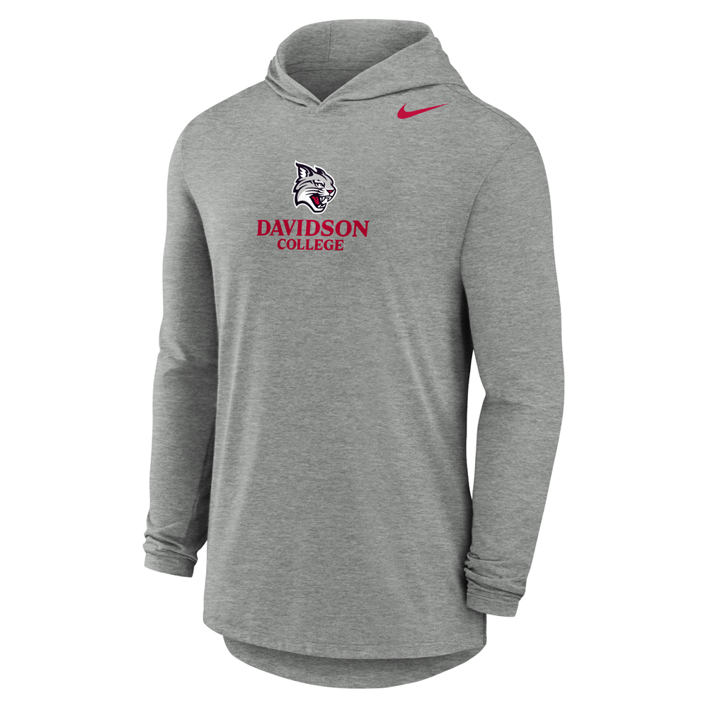 Nike Dri-Fit Cotton Long Sleeve Dark Grey Heather Hoodie