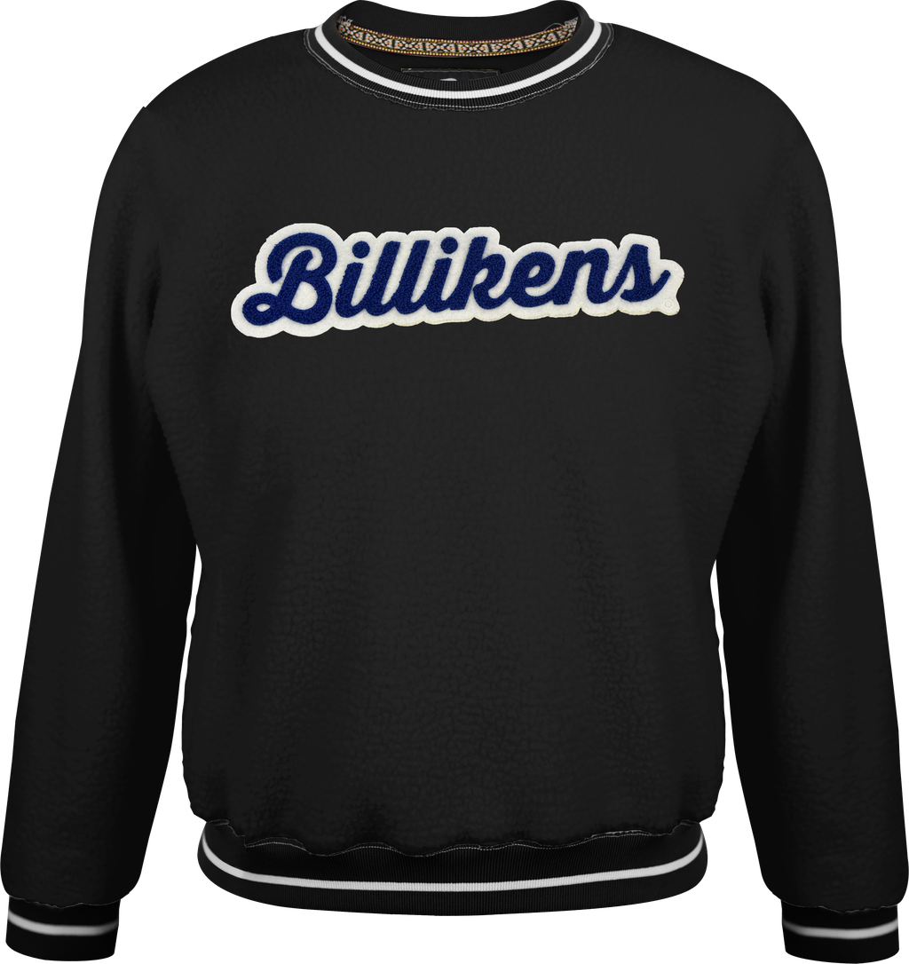 Summit Women's Sewn-On Billikens Sherpa Ringer Crew Sweatshirt