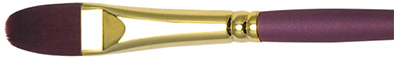 Royal Bordeaux Long Handle Synthetic Brushes