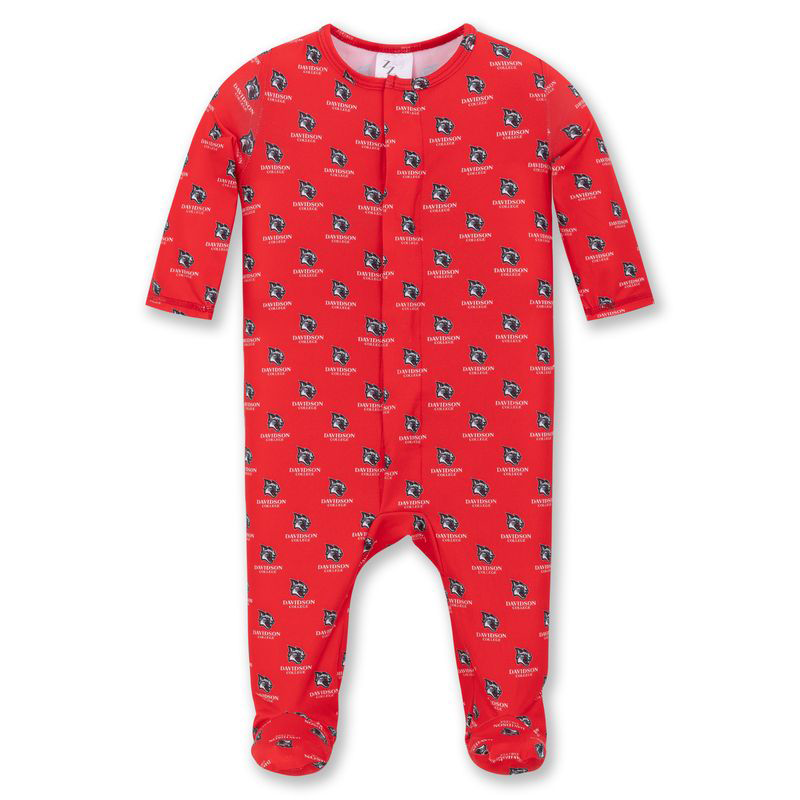 Infant Davidson College Wildcat Red Magnetic Footie