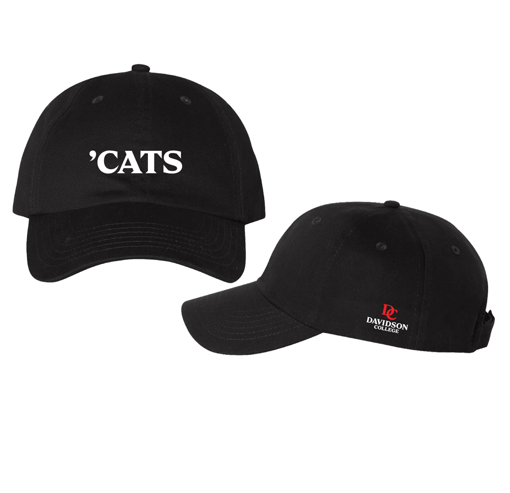 Davidson College Black 'Cats Hat