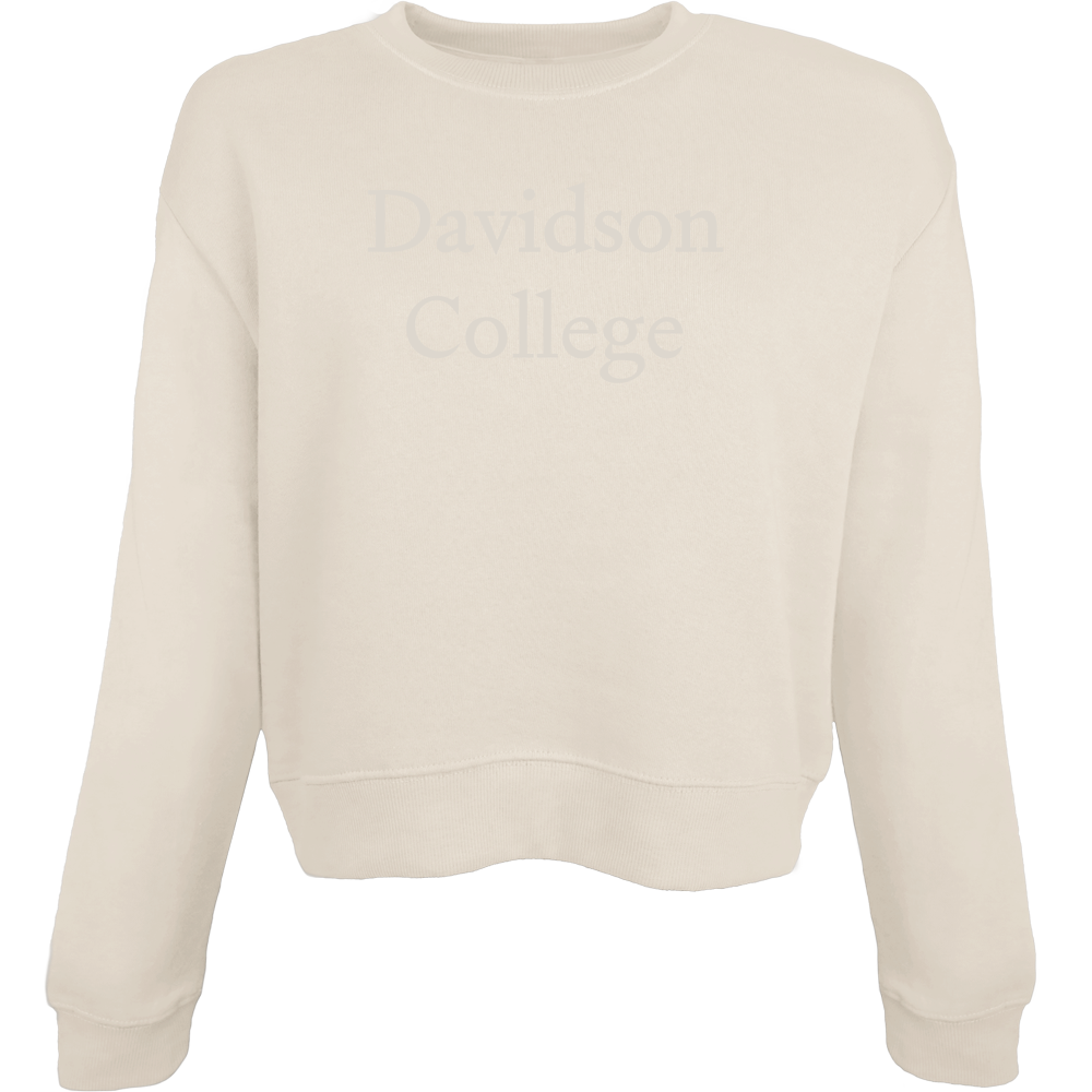 Women's Off White Cloud Fleece Midi Crew