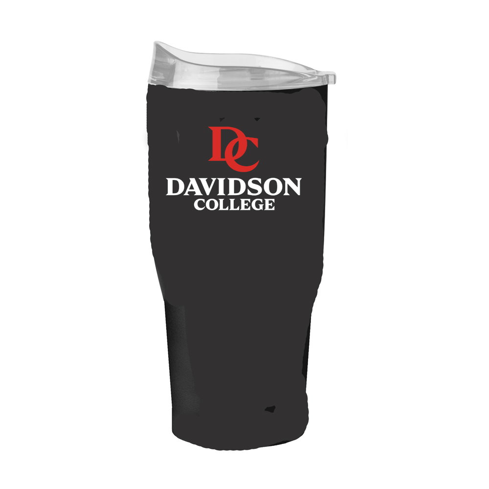 Davidson College Black 30oz. Powder Coat Tumbler