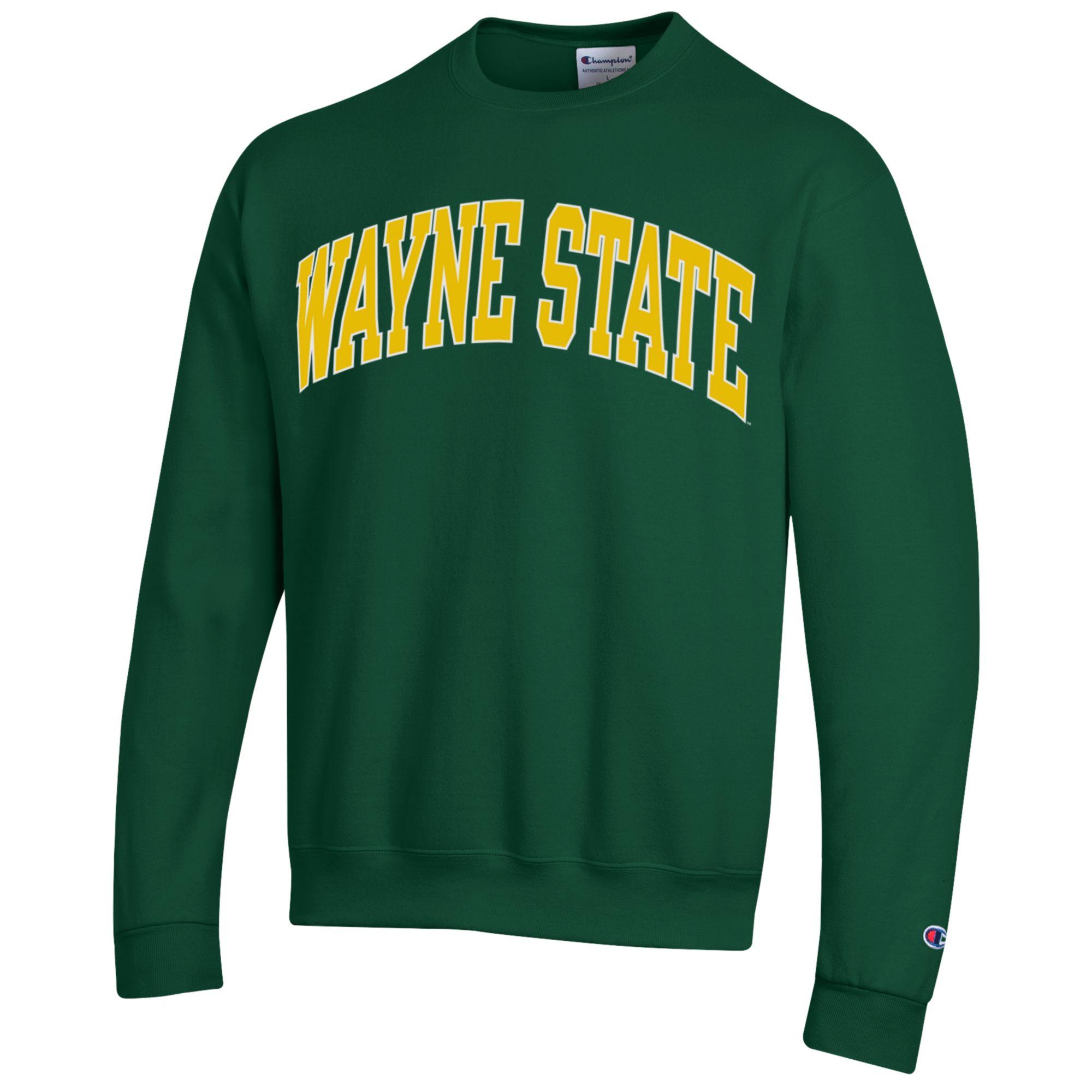 Wayne State Arch Fleece Crew Sweatshirt
