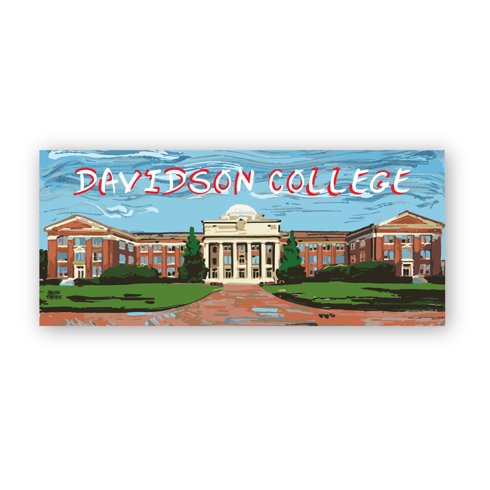 Justin Patten Davidson College Recycled Magnet