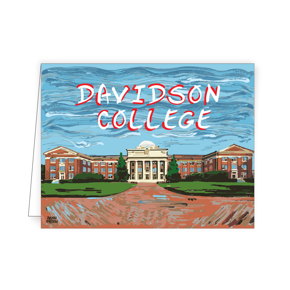 Justin Patten Davidson College Note Cards 10 Pack