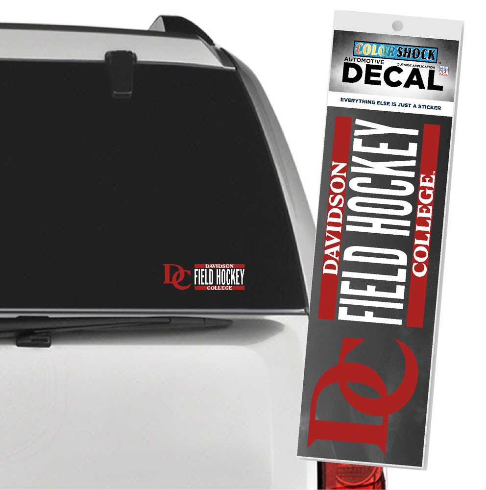 Davidson College Field Hockey Decal