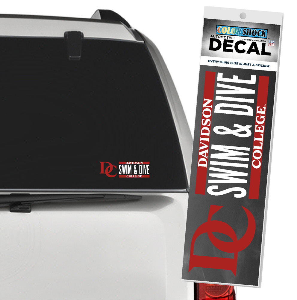 Davidson College Swim & Dive Decal