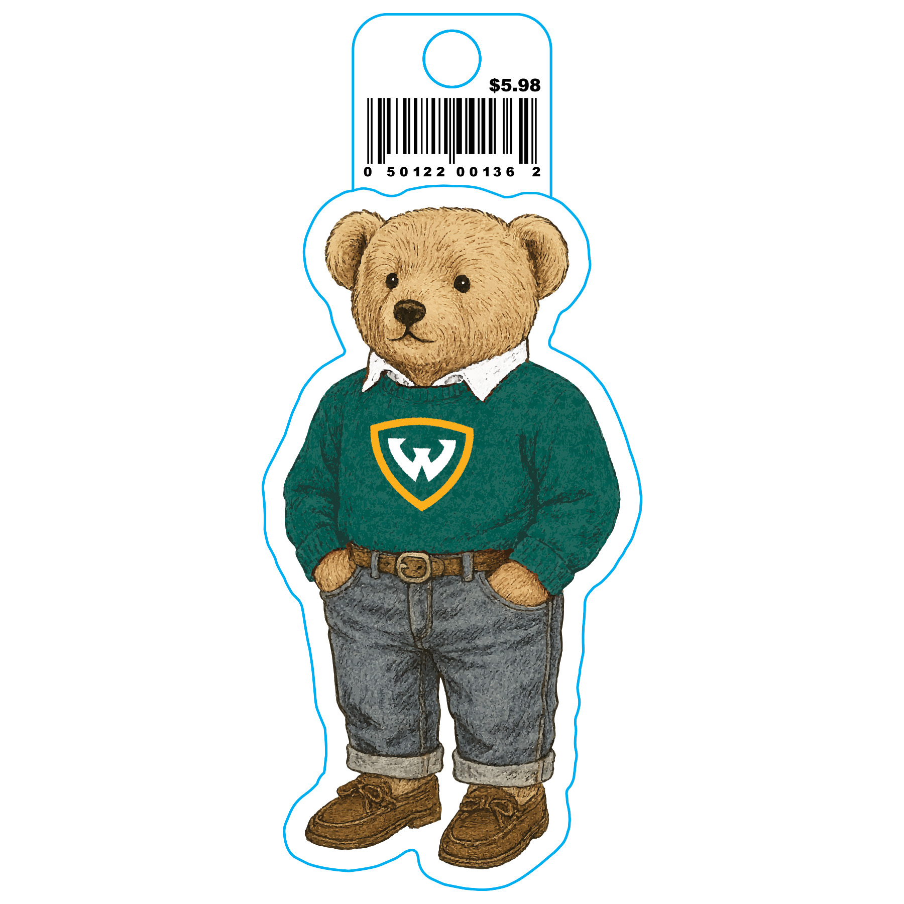 WSU Bear Sticker