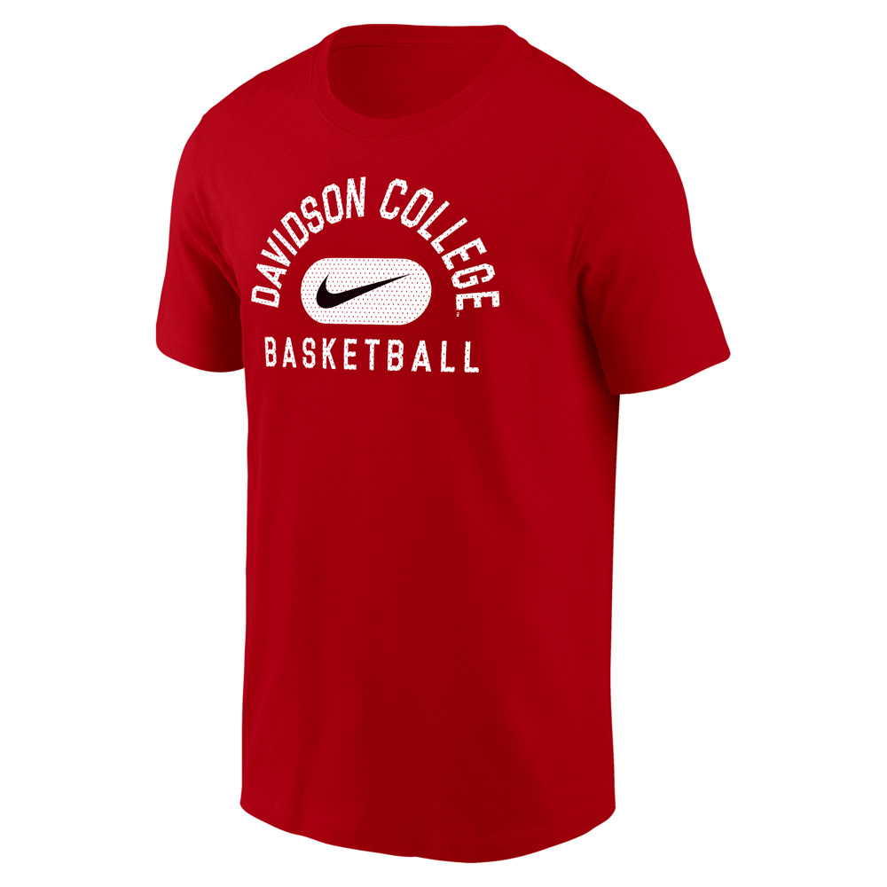 Nike Davidson College Basketball Red Dri-Fit Tee