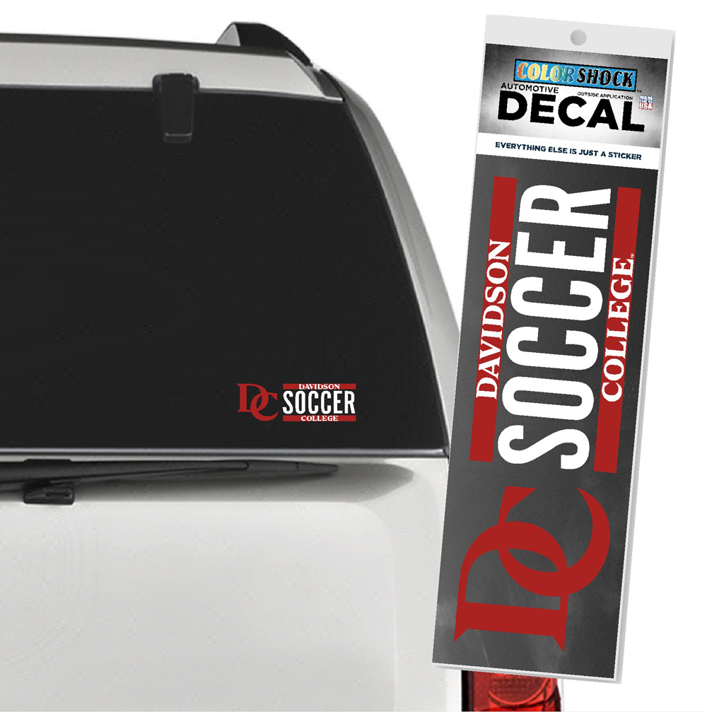 Davidson College Soccer Decal