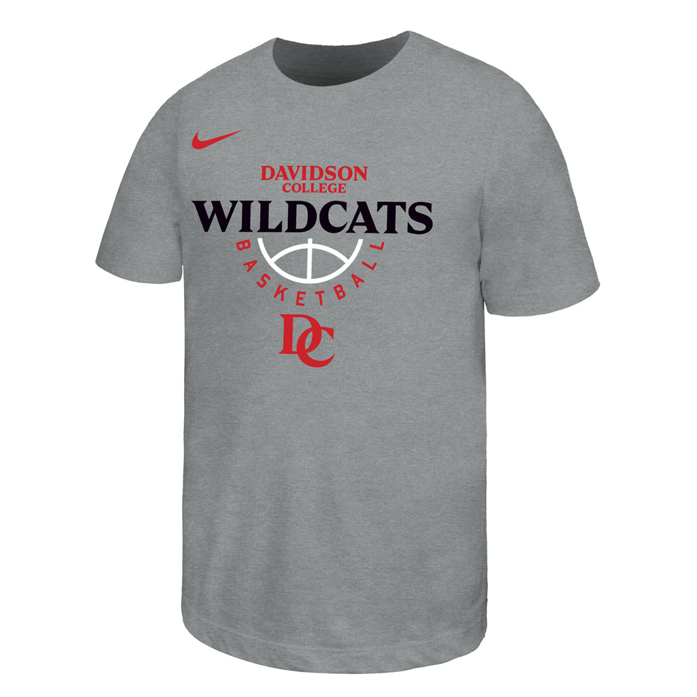 Youth Nike Dark Grey Heather Basketball Tee