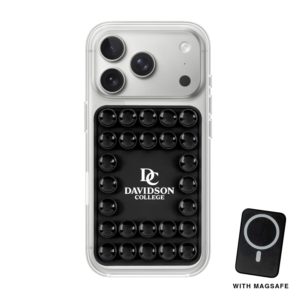 Silicone Black Suction Cup Phone Stand With Magsafe