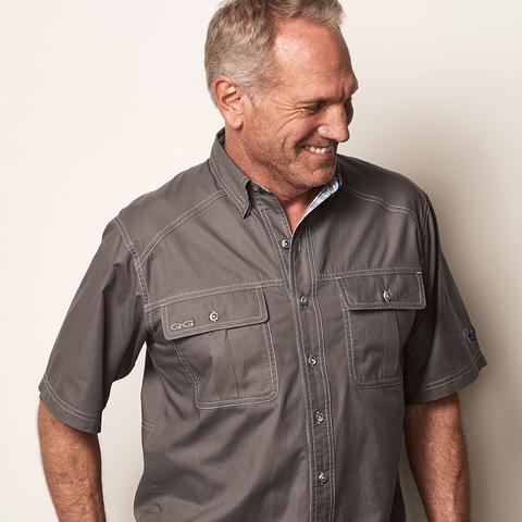 Gun Metal Cotton Shirt