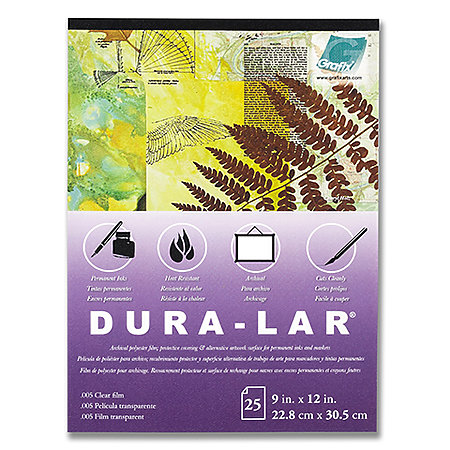 Dura-Lar Pad, 9"x12", .003 Clear Film