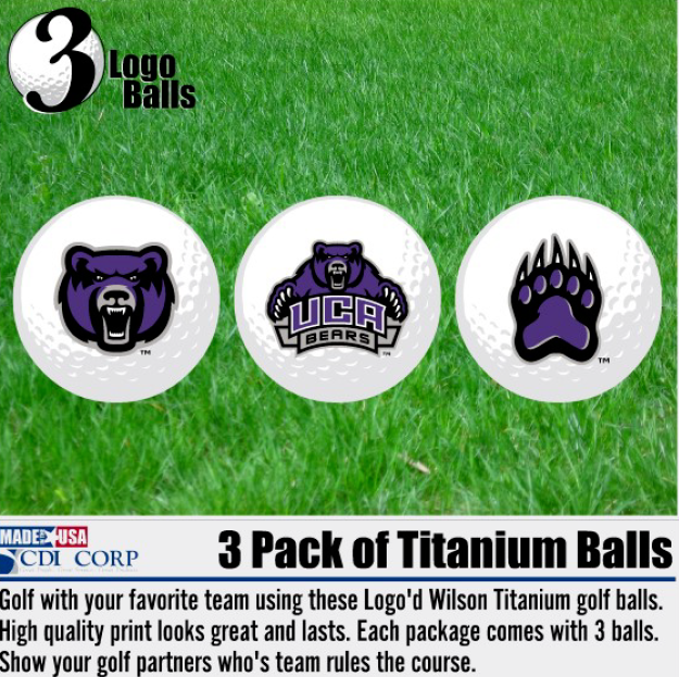 UCA Golf Balls 3pk