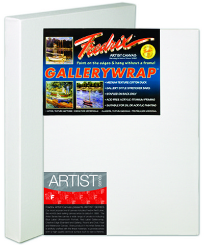 Fredrix Gallery Wrap Canvas, 12"x12"