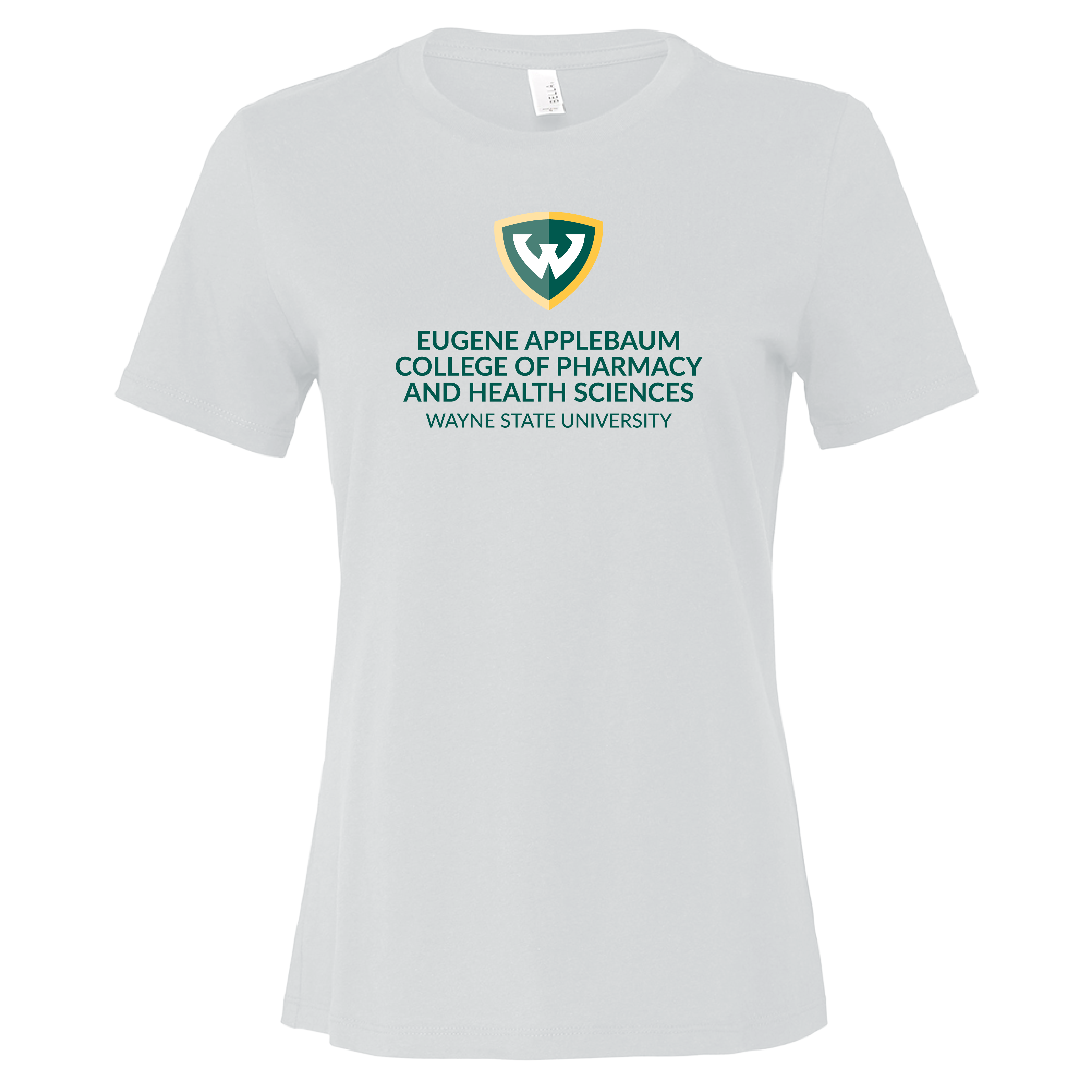 College of Pharmacy and Health Sciences- Bella + Canvas Women's White Relaxed Cotton Tshirt