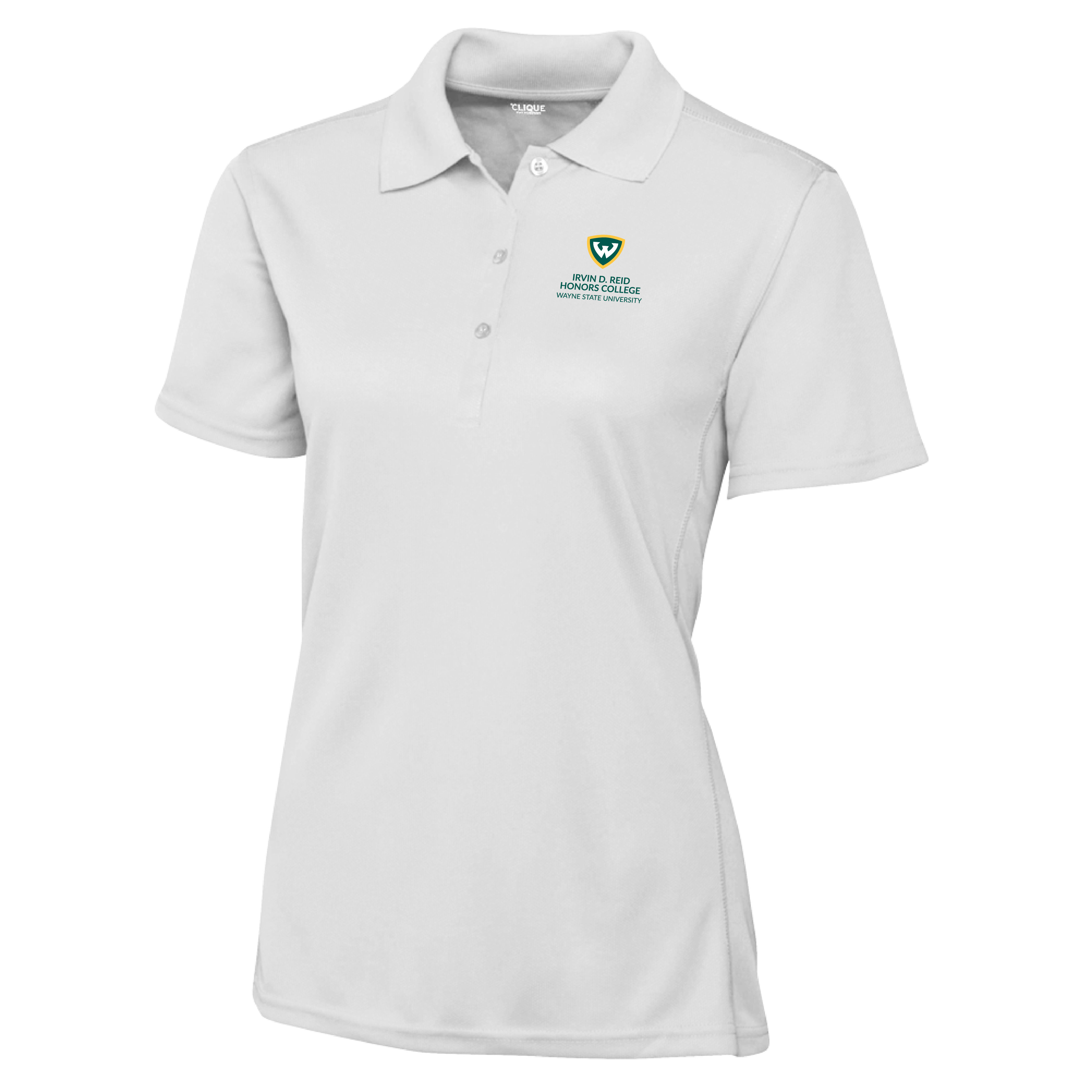 Irvin D. Reid Honors College - WSU Shield Women's Clique Ice Pique Polo