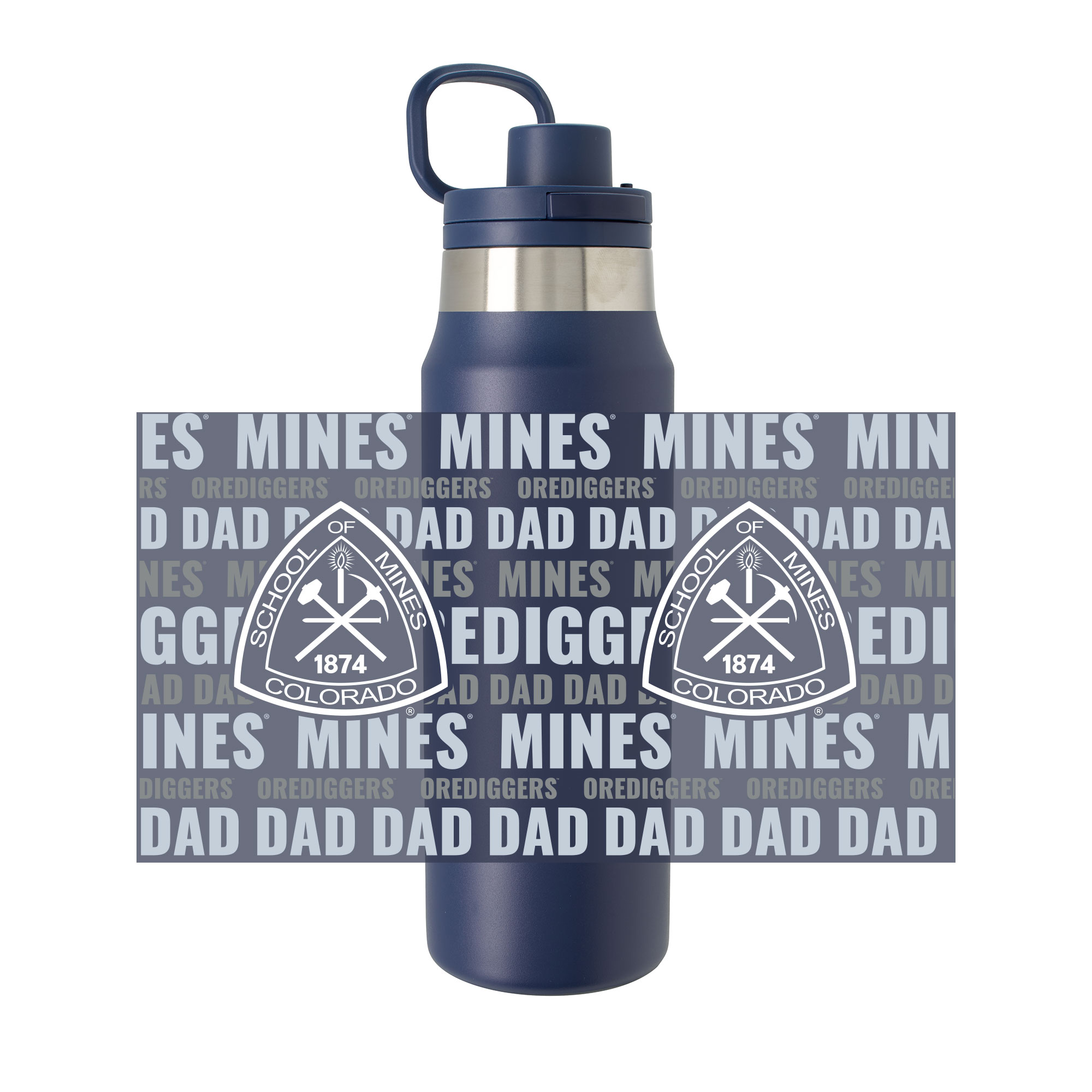 Mines Dad 25 oz Water Bottle