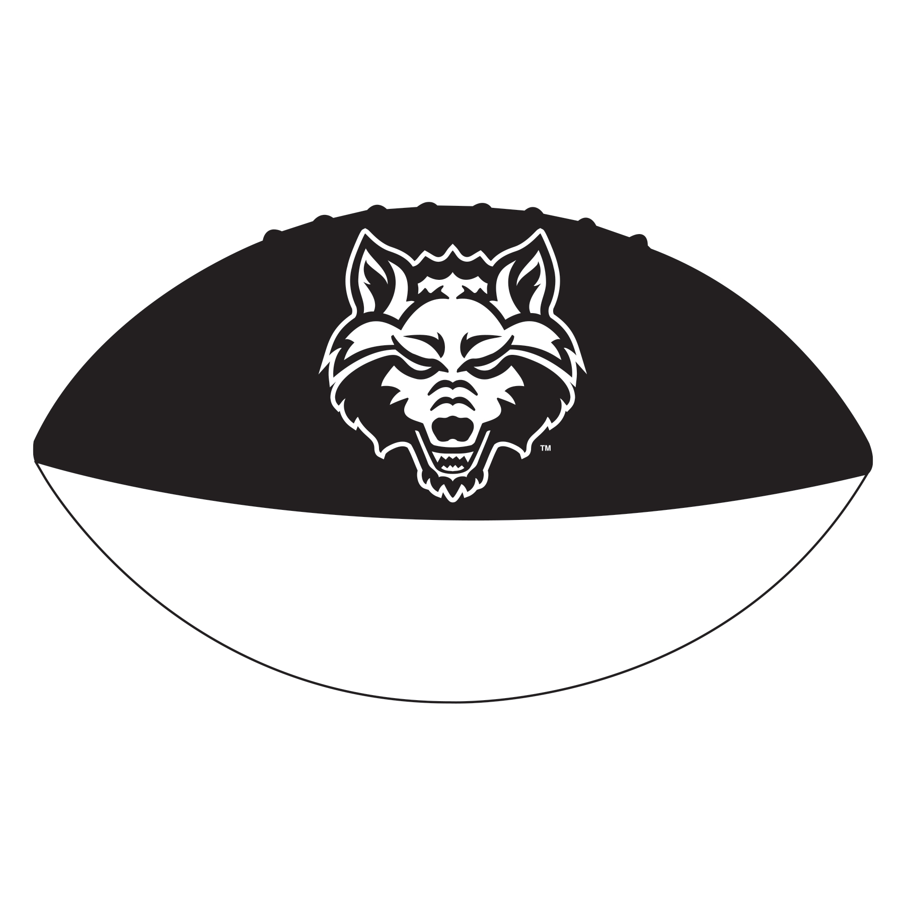 Red Wolves Soft Sport Football