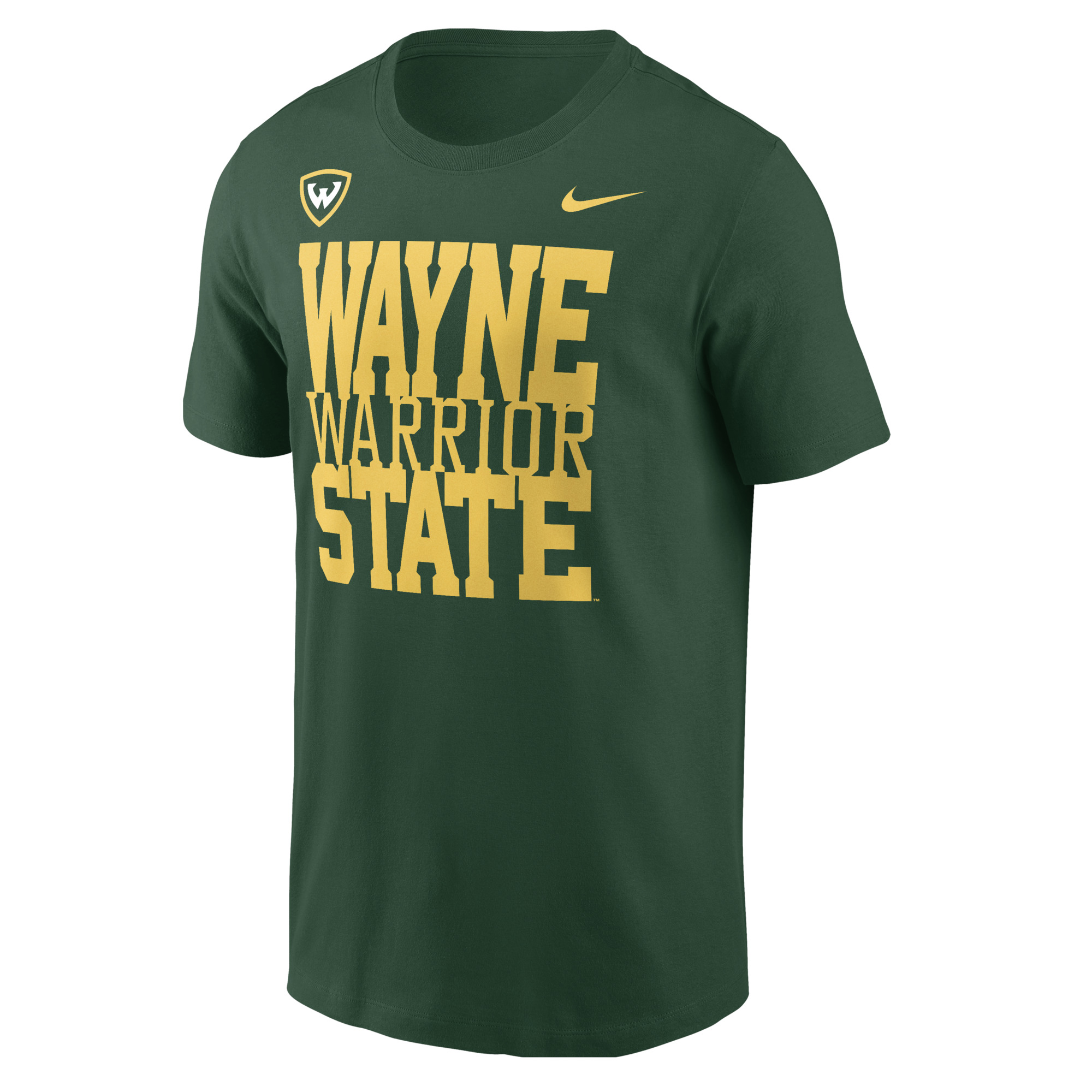Wayne State Warrior Nike Core Cotton Tshirt